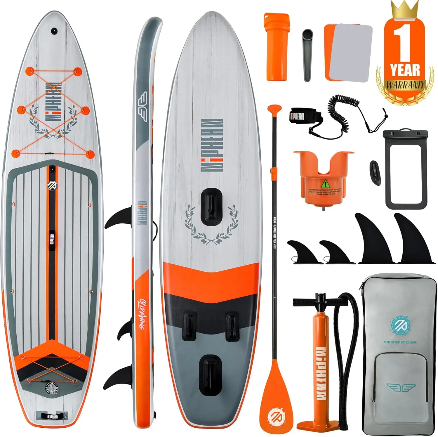 Stand Up Paddle Board with (Beginner Friendly) Balanced Wing