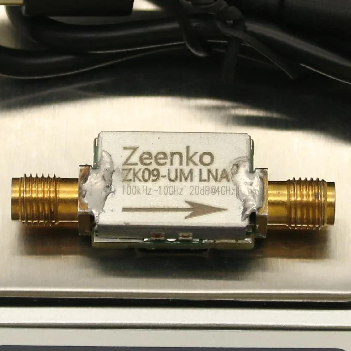 Zeenko UM/BM Low Noise Amplifier 100KHz‑4GHz/6GHz/10GHz USB type-C interface 20dB High Gain LNA RF Power Preamplifier Module