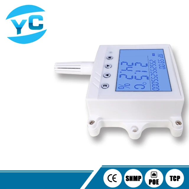 Tcp/Ip Ethernet Modbus Temperature Humidity Sensor POE DC Power Supply