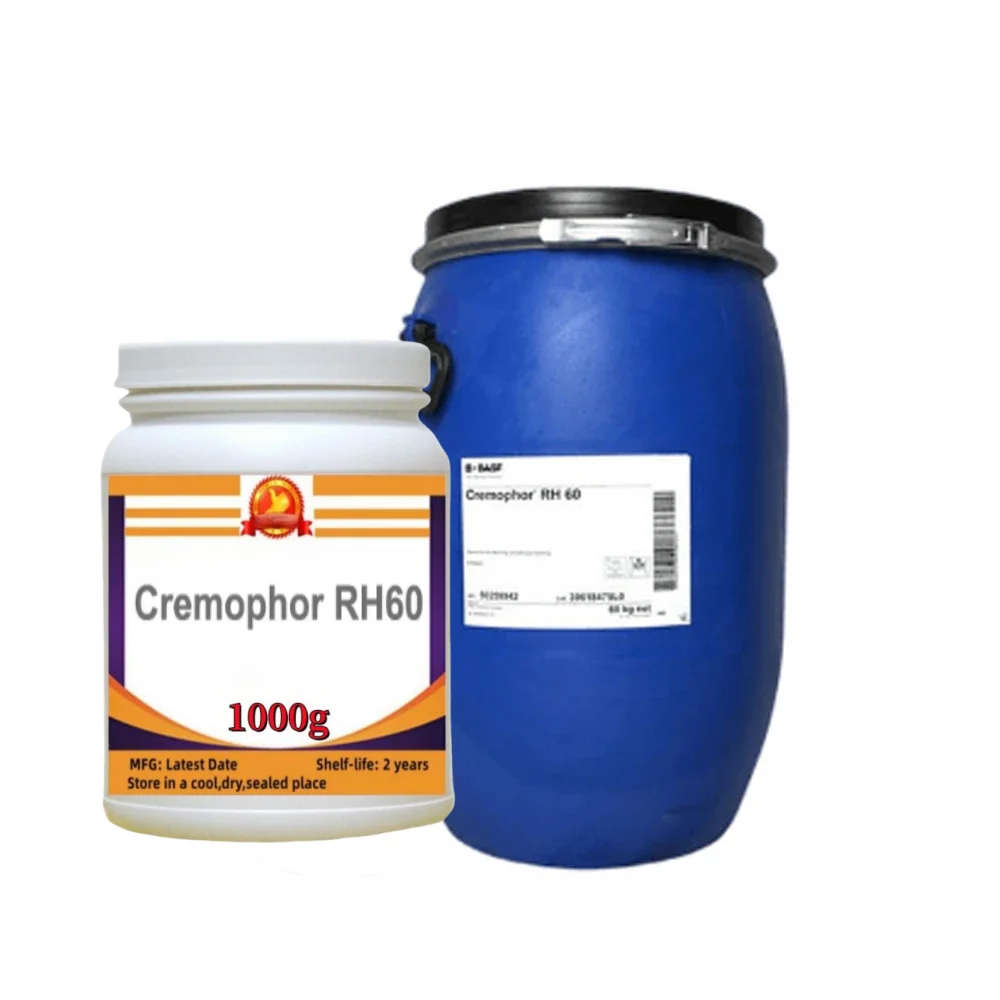 

Hot Sell Cremophor Rh60 Solubilizing Agent For Skin Care Essential Oil Emulsifier Cosmetic Material