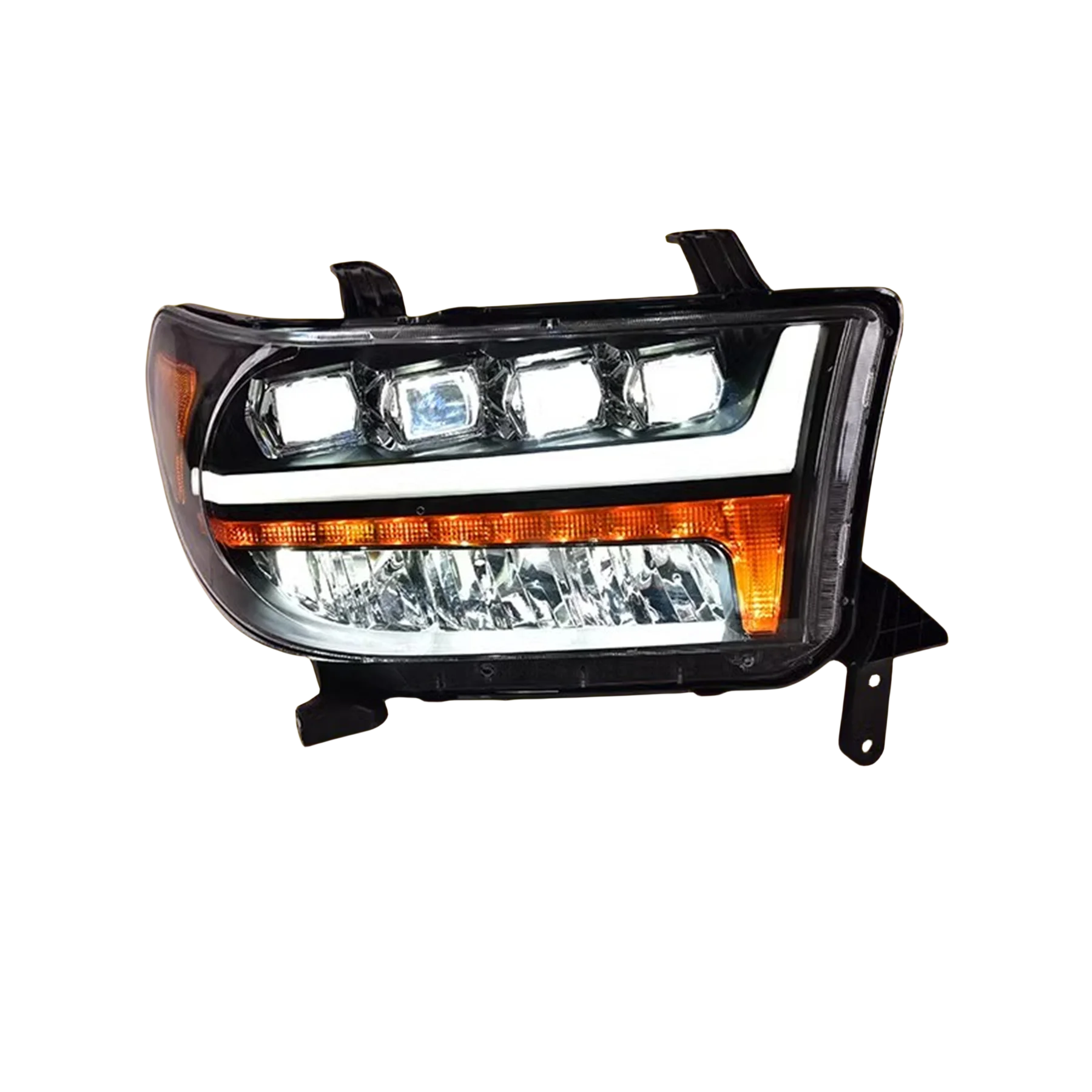 Front Headlight for Toyota Tundra 07-13 Daytime Running Light DRL Head lamp Low High Beam Turn signal