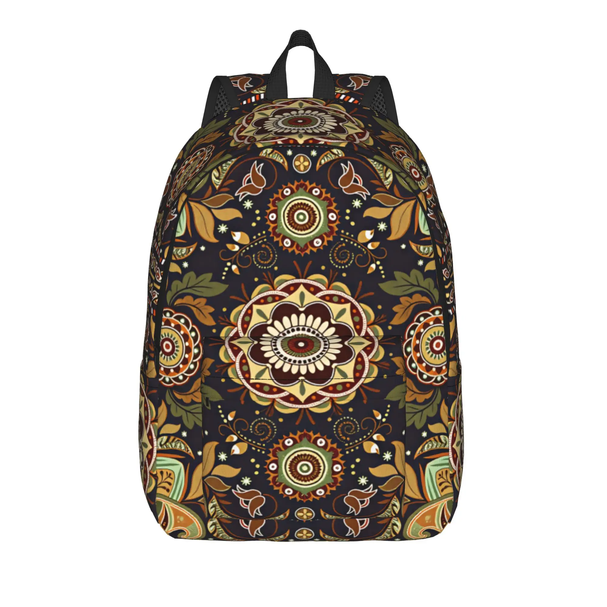 Sunflower Flag Themed Print Backpack Girl  Big Backpacks Polyester Kawaii School Bags College High Quality Rucksack