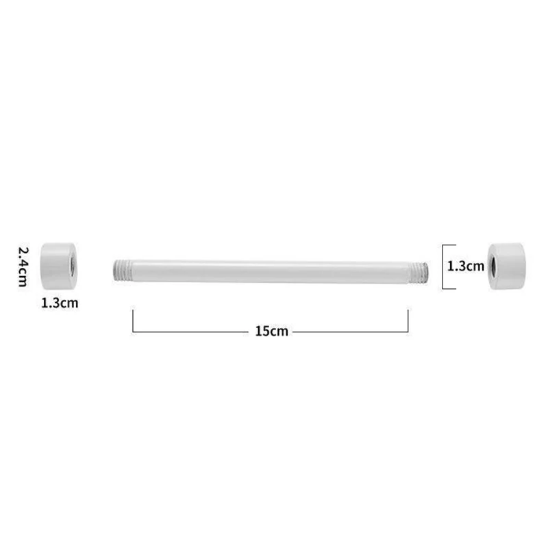 Coiled Teclado Proteção Rod, Reel Stick Organizer, 17,5 cm, 1Pc