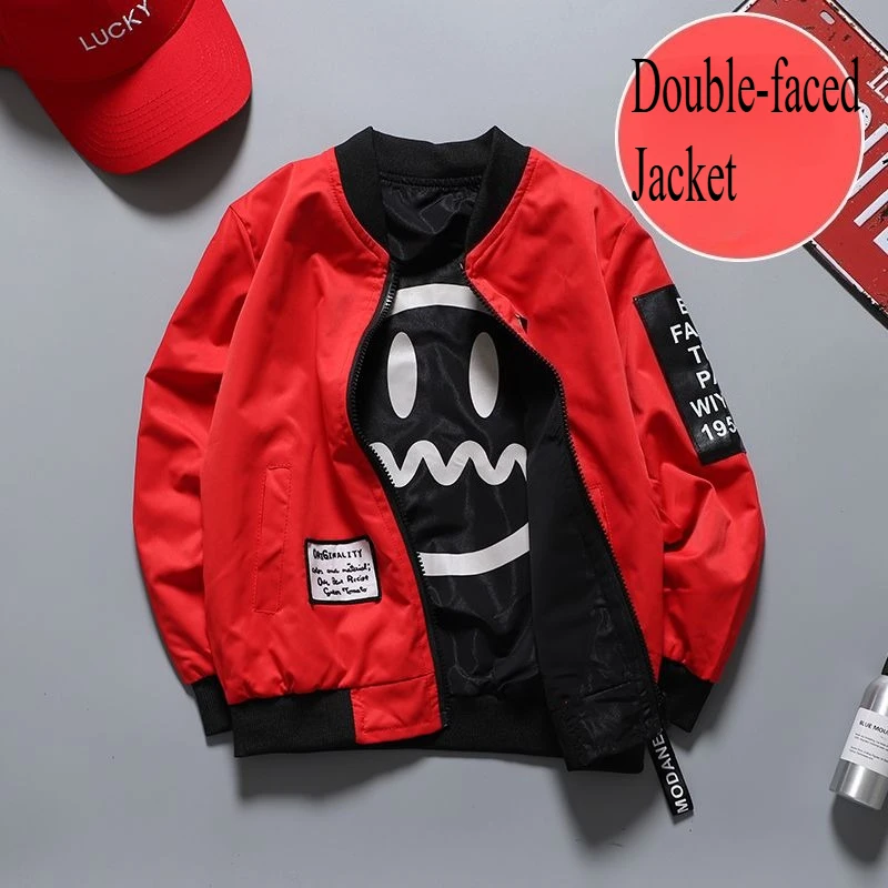 

Boys Double-faced Jacket 9 Spring 5 New Big Children's Clothing 7 Baby Coat Autumn 12 Years Old Tide Boy Christmas Birthday Gift