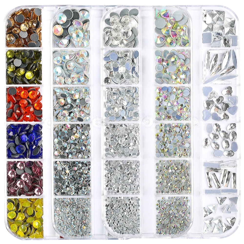 Top Quality DMC Rhinestones Crystal AB/Crystal Clear Super Bright Glass Strass Iron on Hotfix Rhinestones for Fabric Garment Diy