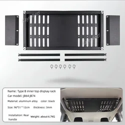 Off-Road 4x4 Car Roof Inner Storage Luggage Basket For 2019+ SUZUKI Jimny Jb64 Jb74 Trunk Storage Shelf Inter Roof Rack