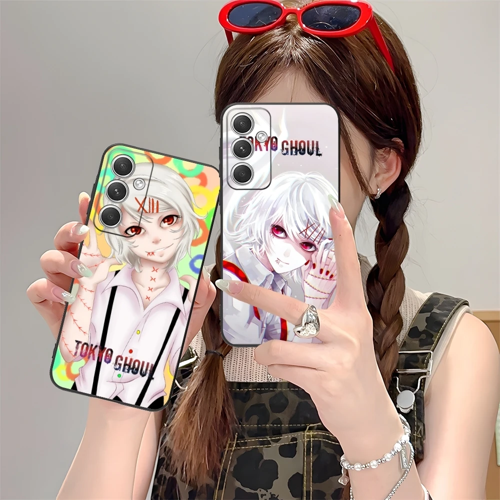 Tokyo Ghoul Juuzou Suzuya Mobile Phone Case for Samsung M55 35 15 54 34 14 33 23 13 42 32 22 F55 23 12 5G Black Cover Shell