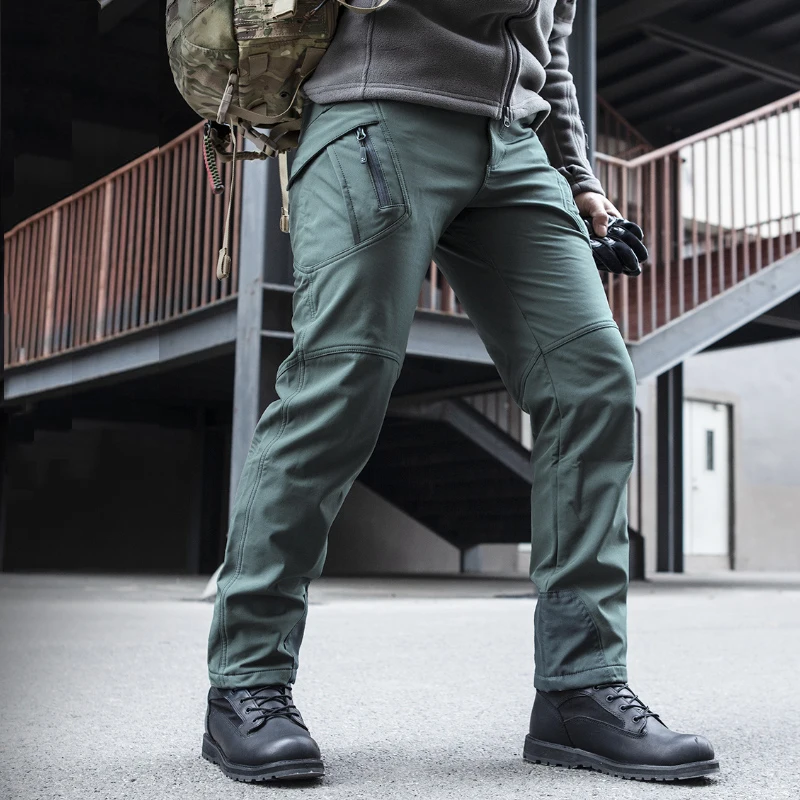 

IX9 Tactical Pants for Men Heat Reflect Winter Ski Pants Male Waterproof Windproof Warm Trousers Military Tactical Uniform
