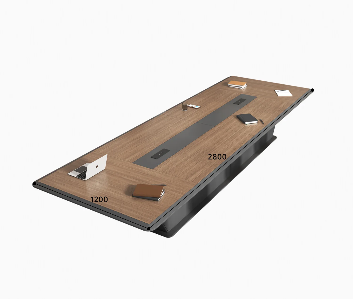 For Conference Table Long Modern Simple Large Reception Negotiation Training Strip Board Meeting Room Table and Chair
