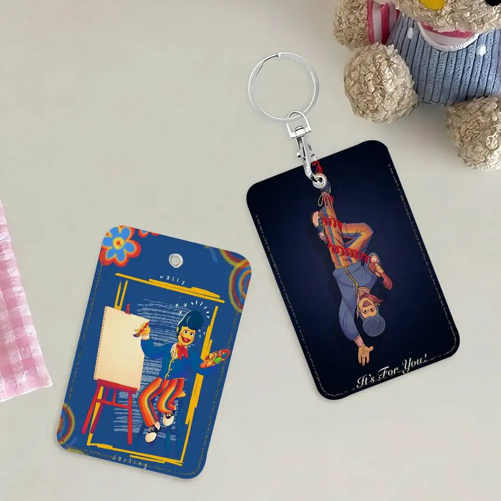 Game Welcome Home Wally Darling Card Holder Keychain Key Ring Door Lock Access Protective Case For Security Gift