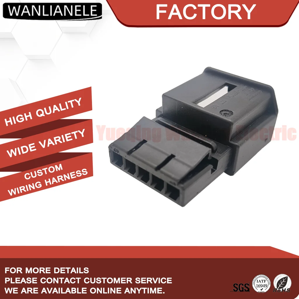50 Sets 3AA972714 4 Pin Flat Connector Housing Black Fit Golf VII Jetta Taos Tiguan Seat Heater Harness