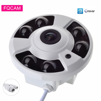 Full HD IP Cameras Home Security 2MP 5MP 360 Degree Fisheye Video Surveillance Dome Motion Detection ONVIF Indoor IP Cameras POE