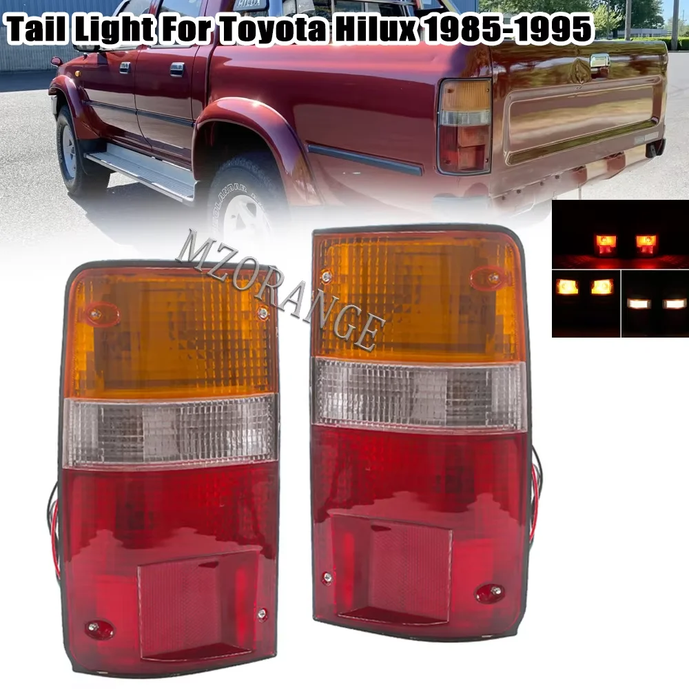 

Rear Tail Lights for Toyota Hilux MK3 LN RN YN Pickup 2-4WD1989-1995 Brake Lamp Replace Bumper Warning Driving Lamp Accessories