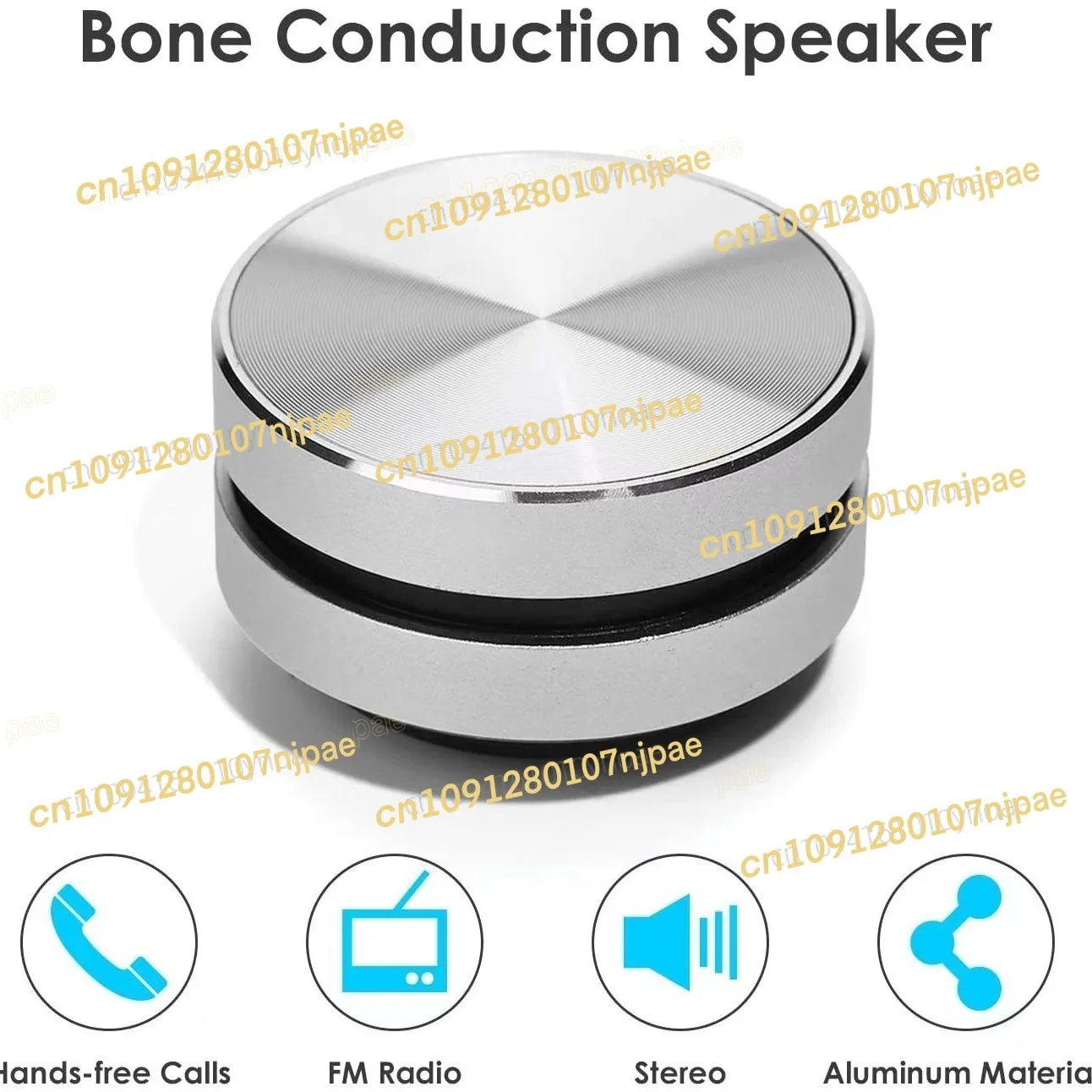 

Hot selling hummingbird bone conduction speaker TWS black technology wireless Bluetooth magnetic suction portable real stereo