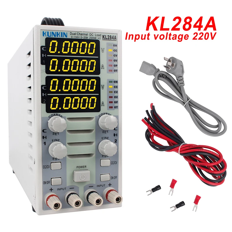 110V/220V 400W 0-150V Dual Channel LCD DC Load Electronic Load Instrument