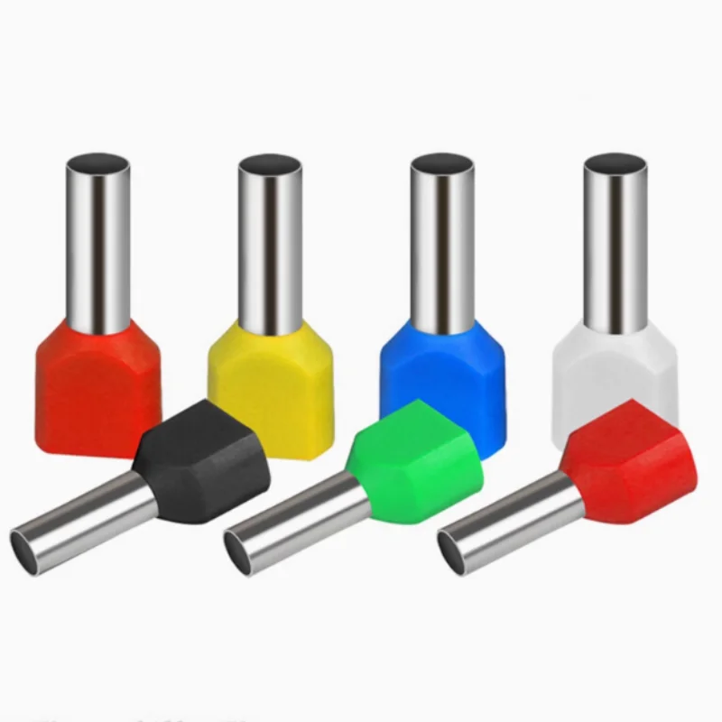 Dual Crimp  Terminals Wire Ferrules End Sleeve TE2510/2512/4012/6014/10-14/16-14