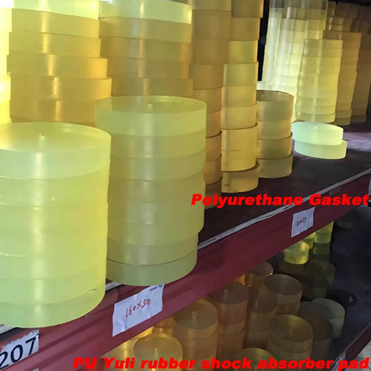 

Wear resistant/shock-absorbing/polyurethane pad PU gasket