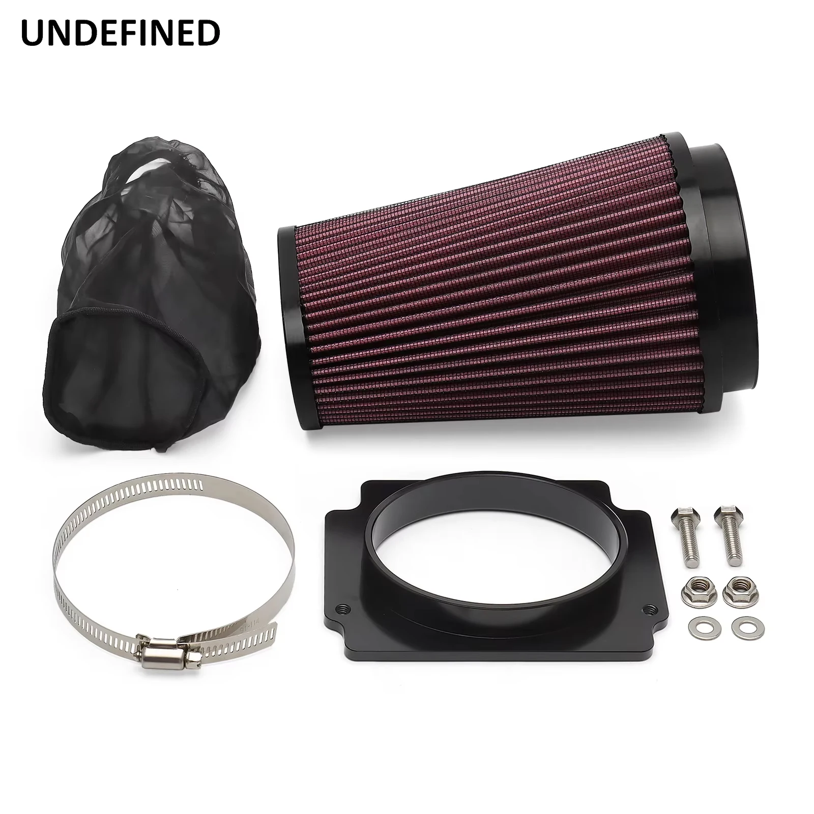 Filtro de Aire Airbox Pro Flow - Filtro Exterior - Adaptador de Admisión de Filtro de Aire para Yamaha Banshee 350 YFZ350 1987-2006, Piezas de ATV