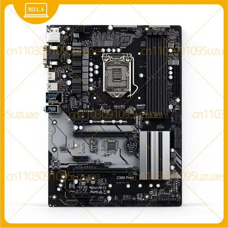 Used For ASROCK Z390 PRO4 Desktop Motherboard LGA1151 ATX DDR4 Memory Support 8th & 9th Gen Intel CPU