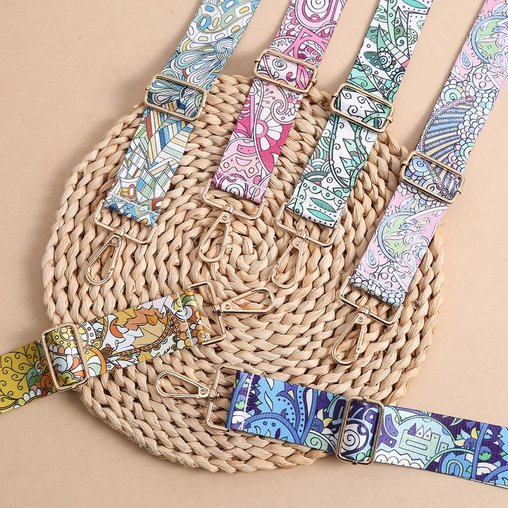 

Nylon/Cotton Bag Strap Women Colored Straps for Crossbody Messenger Shoulder Bag Accessories Adjustable Belts Handbag Straps