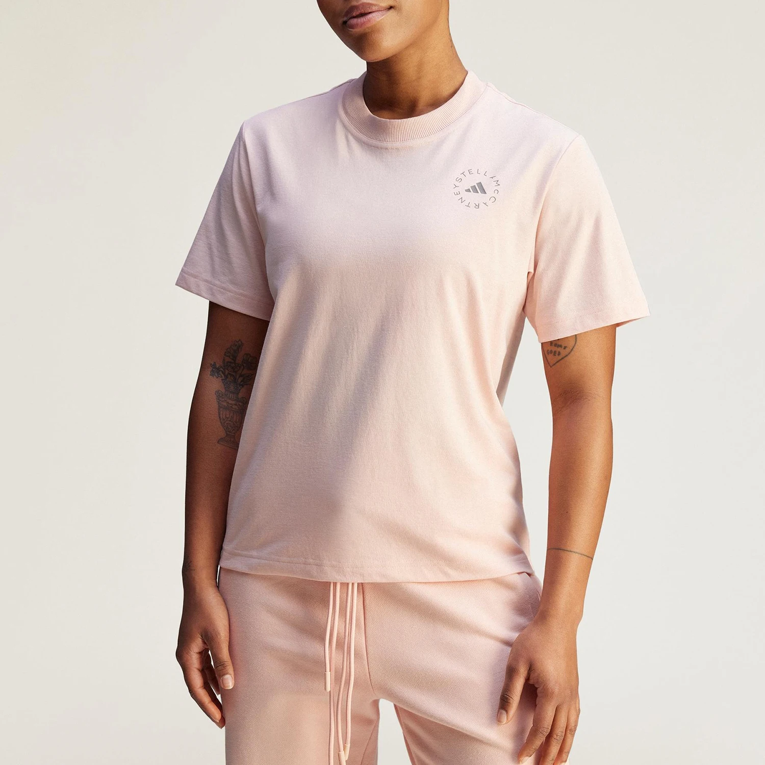 

Adidas genuine Summer Women's Knit Durable Casual Pullover T-shirt JI5163