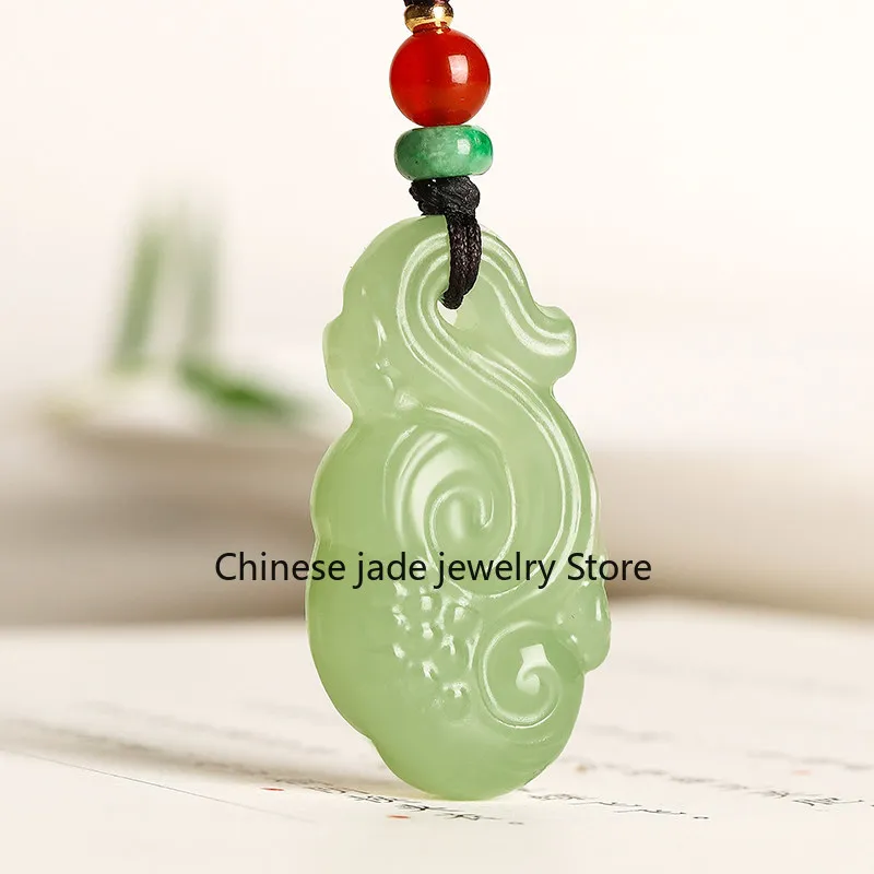 New Hetian Ruyi pendant, genuine blue and white Ruyi auspicious pendant, pendant, men's and women's jad