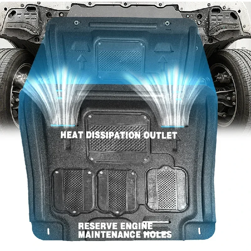 Per Buick Regal 2.0T 2009-2016 Sotto Il Motore Bordo di Protezione Splash Shield Fango Parafango Piastra di Copertura Nero Auto Paraspruzzi Mudapron Parafango