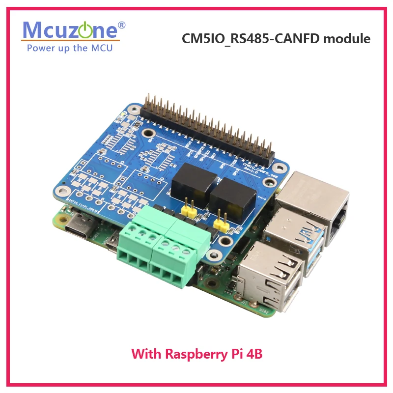 라즈베리 파이 CM5IO_RS485-CANFD 모듈 (라즈베리 파이 CM5, RPi5, 4B, 3B, CM4, CM5IO 플랫폼용)