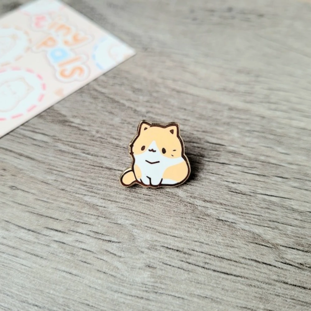 Cute Tiny Cat Enamel Pins Kawaii Kitten Metal Badge Cartoon Animal Brooch for Jewelry Accessory Gifts for Cats' Lovers image 6