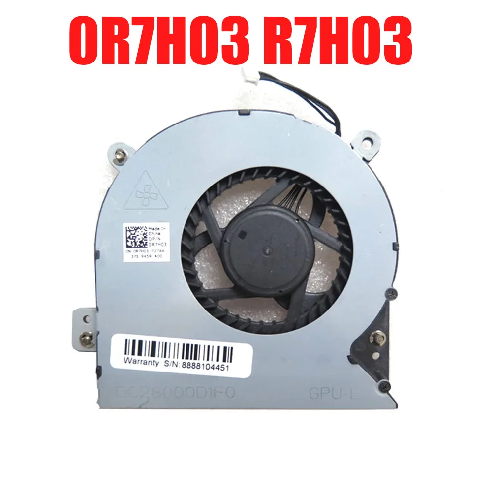 

0R7H03 R7H03 Laptop CPU Fan For Alienware 18 R1 P19E001 DFS601305PQ0T FC6Y DC28000D1F0 DC5V 0.5A New