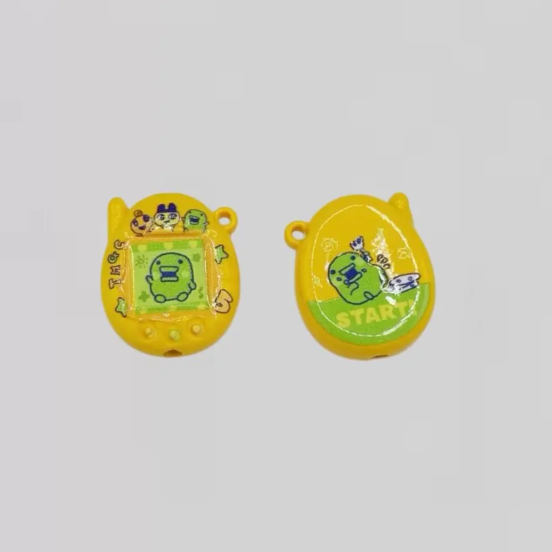 1-6 Stück Tamagotchi-Perlen-Zubehör, Acryl-Cartoon-Arcade-Maschinen-Perlen, DIY-Schlüsselanhänger, Schmuckmaterial, lustige Dekoration K – Detail 11