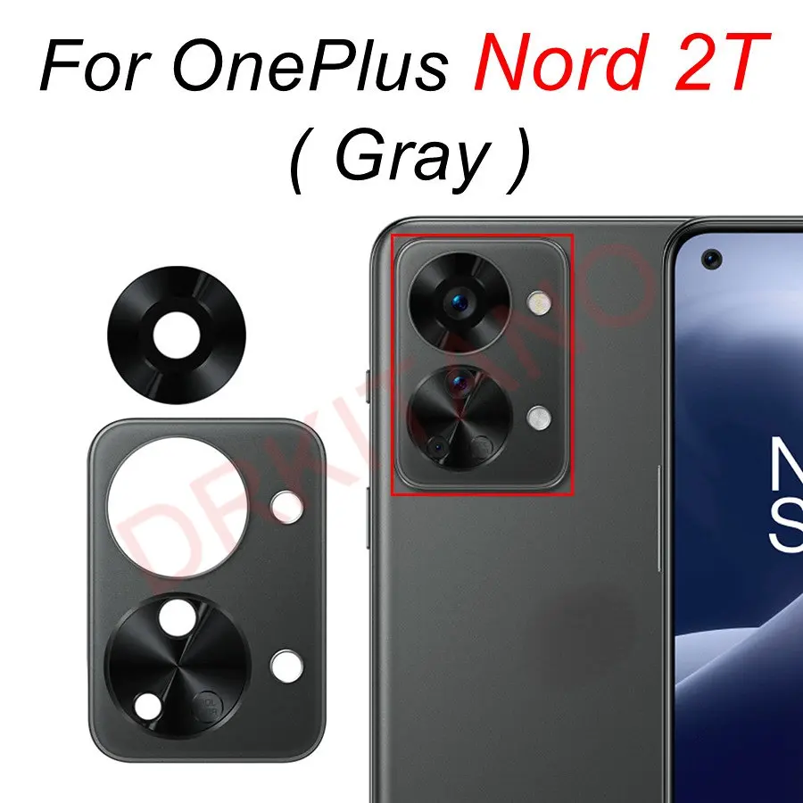 Rear Back Camera Glass Lens For OnePlus Nord 2T 5G Main Camera Cover Replacement+Adhesive Sticker CPH2399 CPH2401