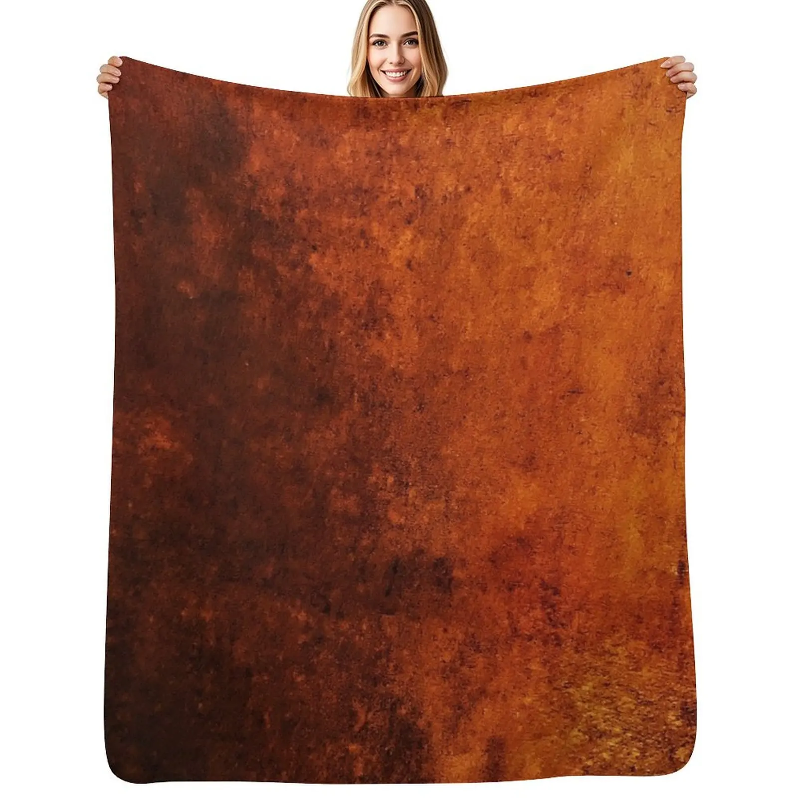 Copper Plate Throw Blanket Flannel Fleece Soft Warm Throw Blanket