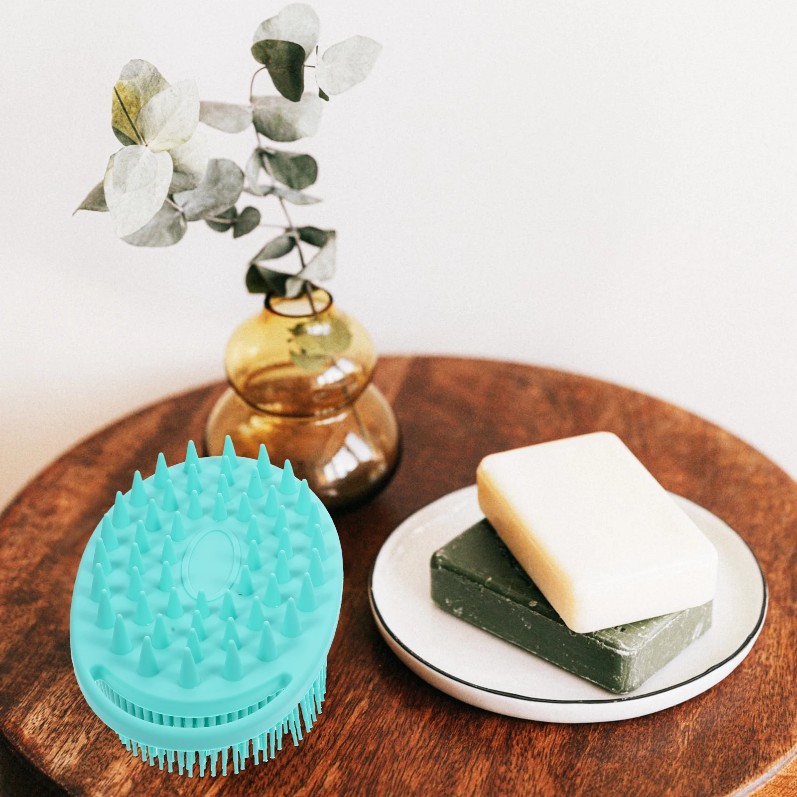 

2Pcs Silicone Body Scrubber Exfoliating Shower Brush Dual Sided Deep Cleaning Bath Scrubber for Body Wash Exfoliating Brush