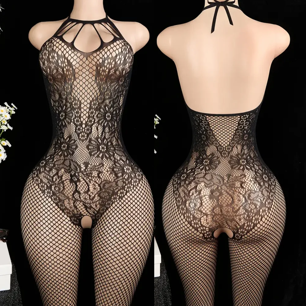 

Сексуальное женское белье с открытой передней частью, без удаления, висячим вырезом, боди без вырезов, сексуальные чулки, сетчатое эротическое фетиш-белье, костюм для взрослых