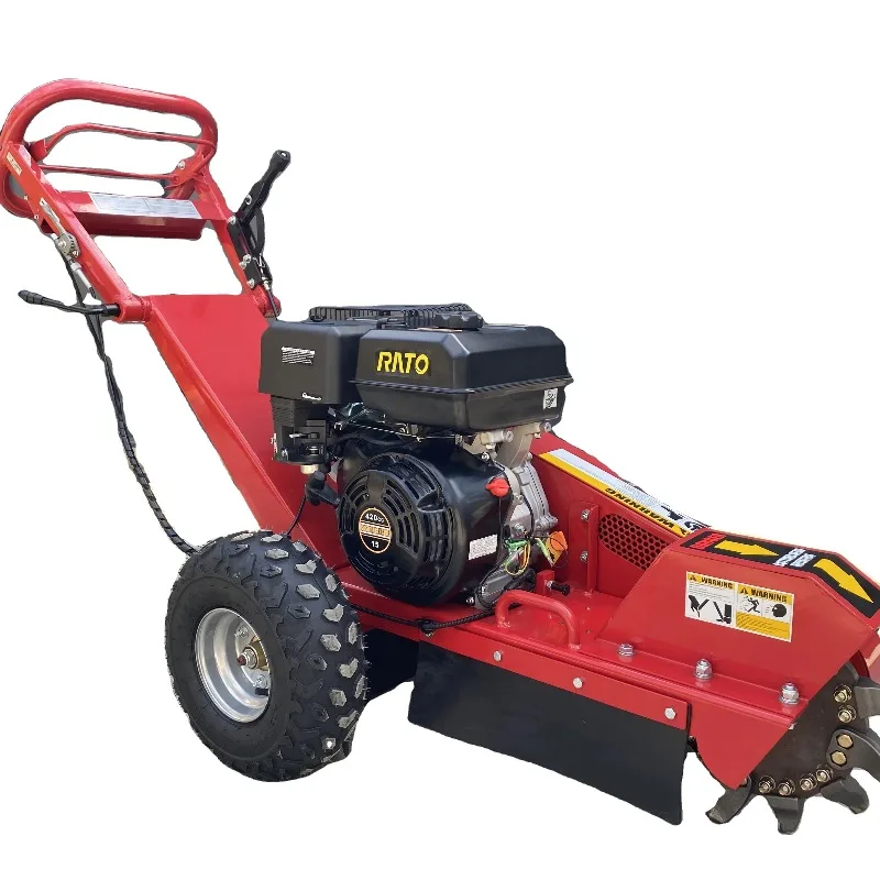 oline Tree Stump Grinding Machine with Core Engine Component Wood Stump Grinder with 1 Year Warranty