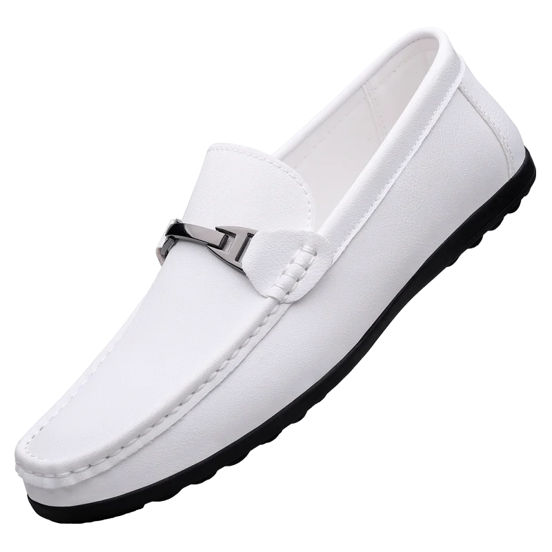 

Мужские повседневные кожаные туфли-мокасины, новые всесезонные универсальные туфли Doudou для мужчин, уличные слипоны без шнурков