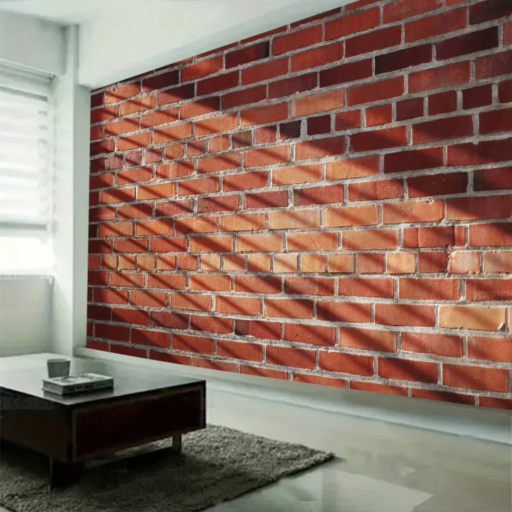 Brick Wall Sunlight Tapestry Retro Stone Hanging Cloth Bohemian Art Print for Home Living Room Bedroom Decoration