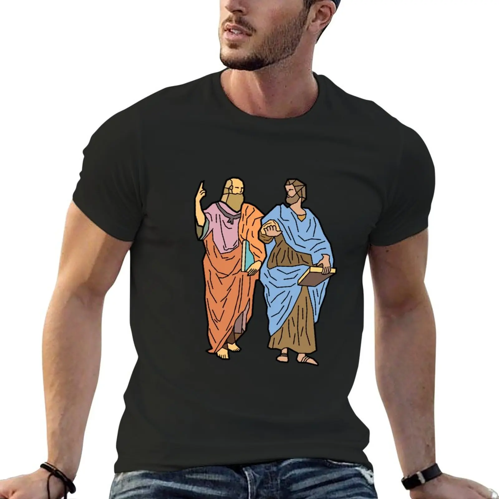 School of Athens T-Shirt blanks shirts graphic tee tops T-shirt men