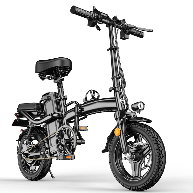 

Folding Electric Bicycle Hot Sale Mini Size 400W 48V 14 Inch Electric City Bike Foldable Electric Bike