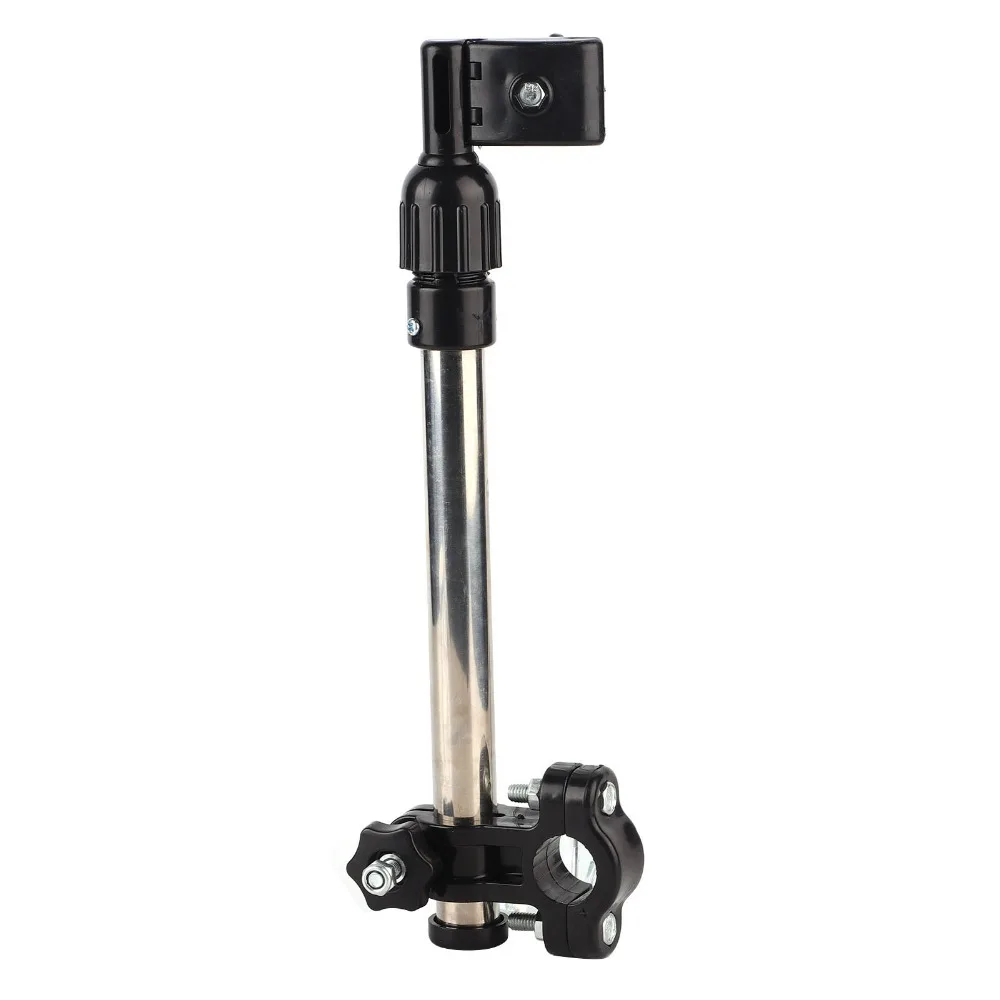 

Length 28-41cm Bicycle Umbrella Stand Stainless Steel 360° Adjustment Baby Stroller Umbrella Stand for Handlebar Length 2-2.5cm