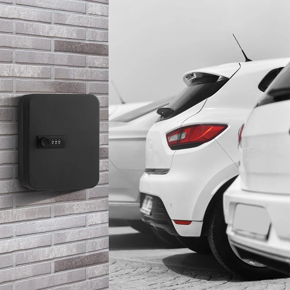 ตู้เก็บกุญแจแบบล็อคได้ พร้อมกุญแจ/รหัสล็อค ตู้เก็บกุญแจแบบมีตะขอแขวน 20 ตะขอ ตู้เก็บกุญแจแบบมีระบบล็อค ตู้เก็บกุญแจแบบล็อคได้