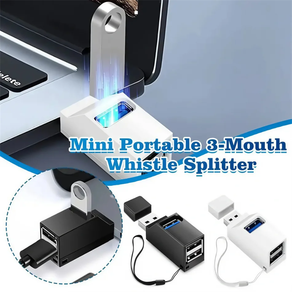 

USB 3.0 HUB Extender Car Splitter Multi Port 3 in 1 USB Hubs 2.0 Laptop Office Multi Function Reading Usb Disk Charging Adapter