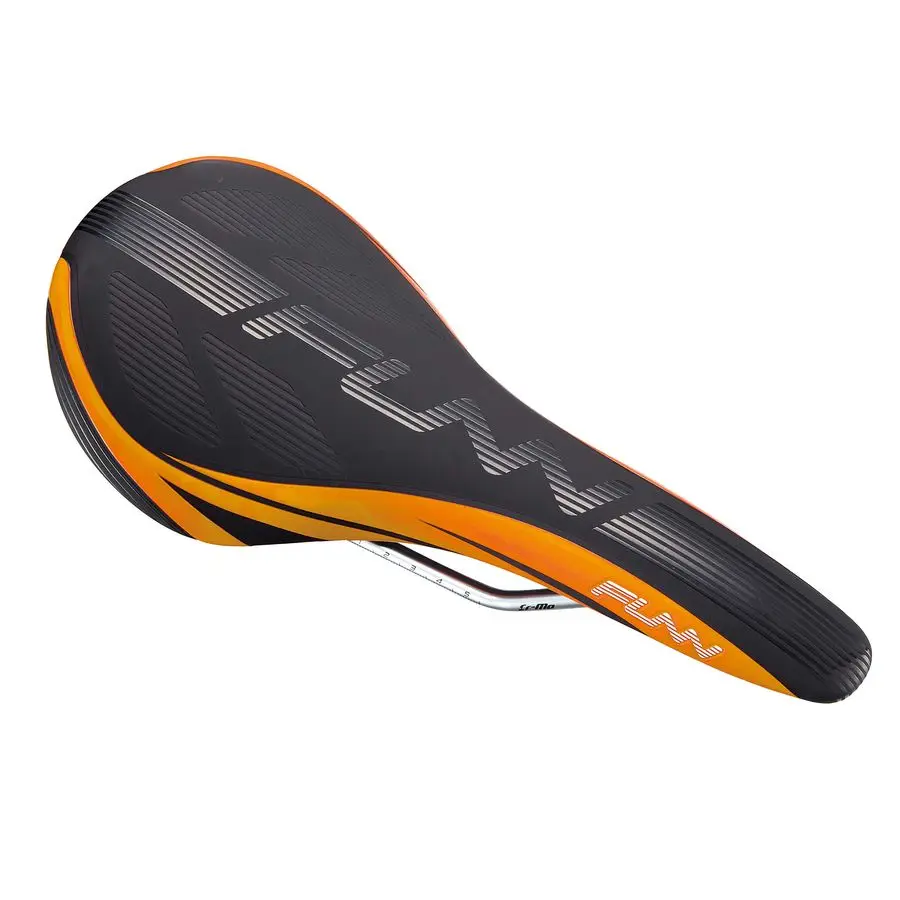 

Adlib Mountain Bike Saddle with Durable CrMo Rails, Tough and Lightweight Bike Seat, Slim Shape Vinyl Leather Covered Bicycle Sa