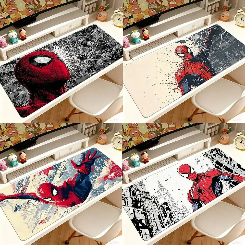 S-Spider-Man Mouse Pad Computer Mat Deskpad Laptop Keyboard Mat Office Large Landscape Mousepad