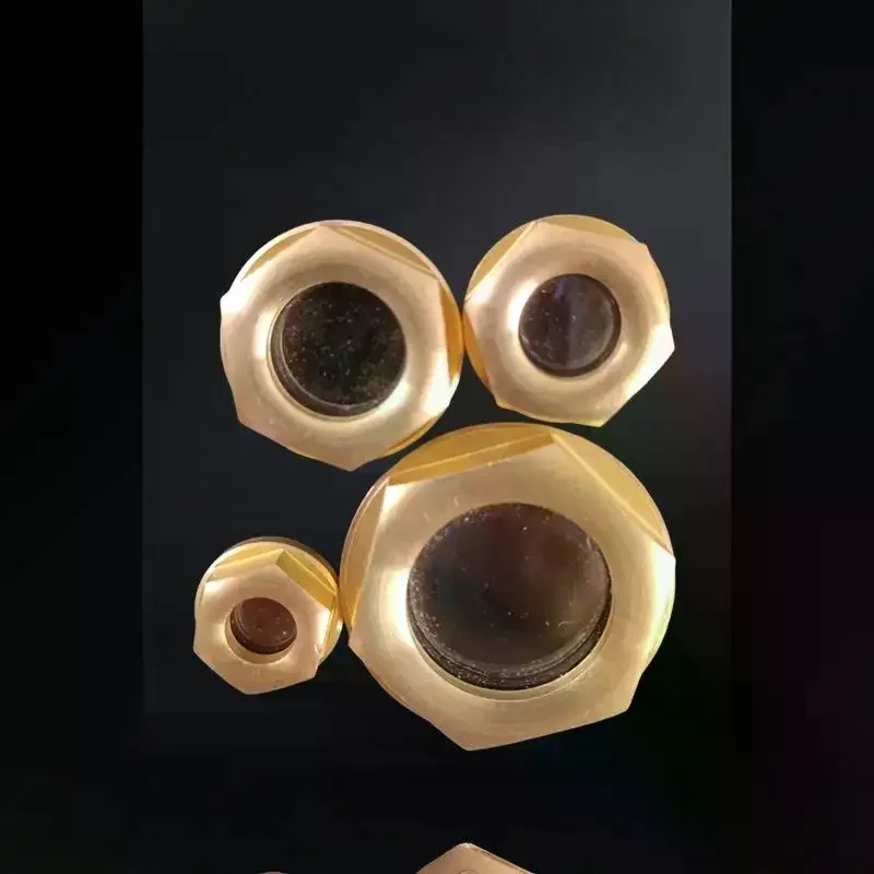 

1 шт., аксессуары для токарных станков с воздушным компрессором M14/16/18/22/24/27/30, метрическое мужское латунное окно уровня масла, смотровое стекло