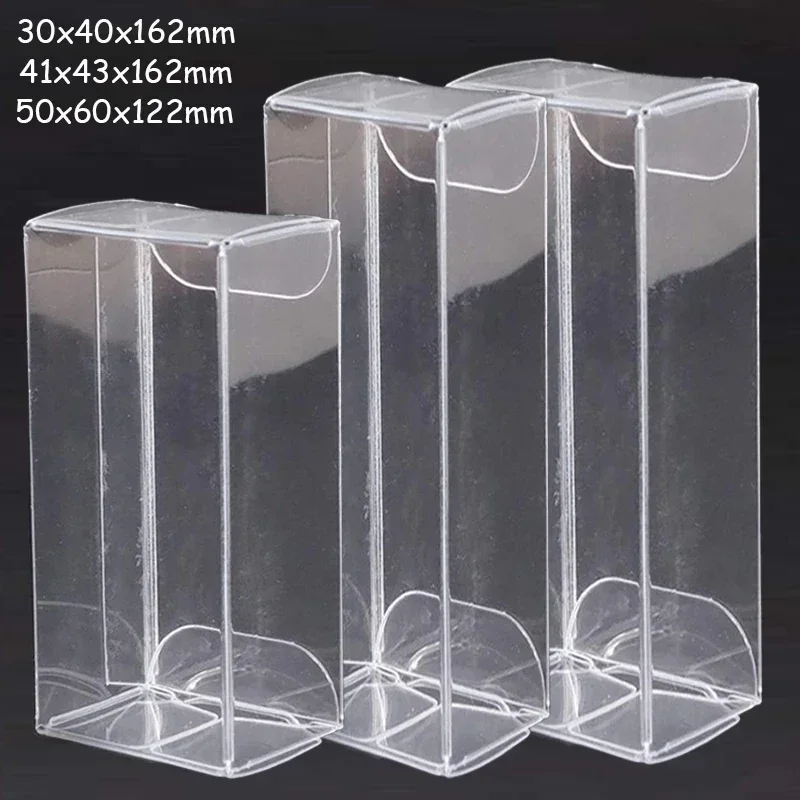 50Pcs Transparent PVC Display Box Car Model Storage Boxes Car Action Figures Toys Packaging Box Dustproof Protection Showcase