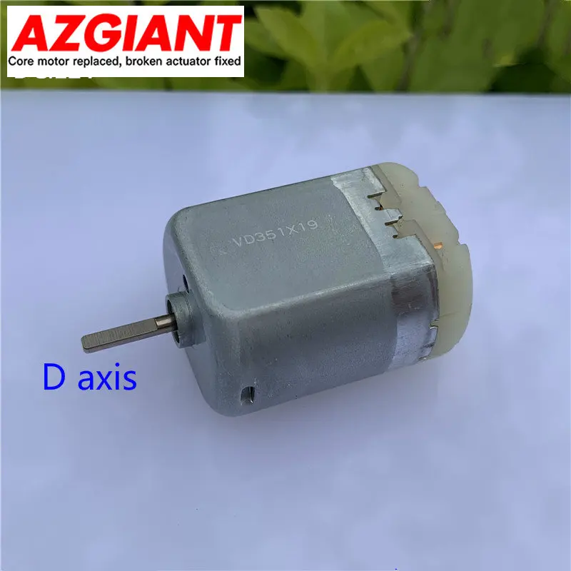 AZGIANT 2pcs 10mm Flat Shaft Central Door Lock Actuator Engine Motor FC280 FLAT SHAFT D Spindle Power Locking for Toyota Honda