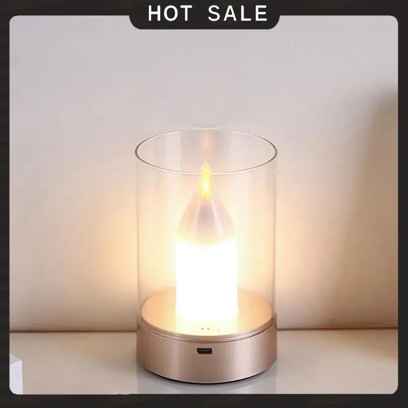 24-Hour Delivery Manual Scanning Intelligent Candlelight Atmosphere Motion Sensor LED Night Light USB Charging Automatic Switch