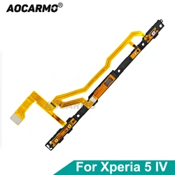 Aocarmo For Sony Xperia 5 IV XQ-CQ72 CQ54 CQ62 Shutter Key Volume Buttons Connector Ribbon Flex Cable Replacement